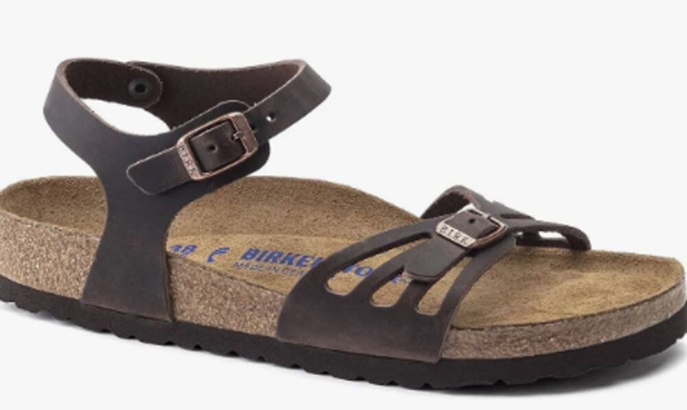 Birkenstock Bali Habana Brown Oiled Leather Ankle Strap Sandals Womens 41 US 10